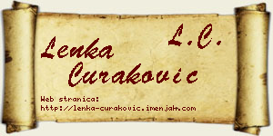 Lenka Curaković vizit kartica